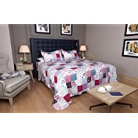 restmor Colcha Bouti Cubrecama Reversible - Disponible en Varios diseños Coloridos - Freya 250x250cm (Cama King Size)
